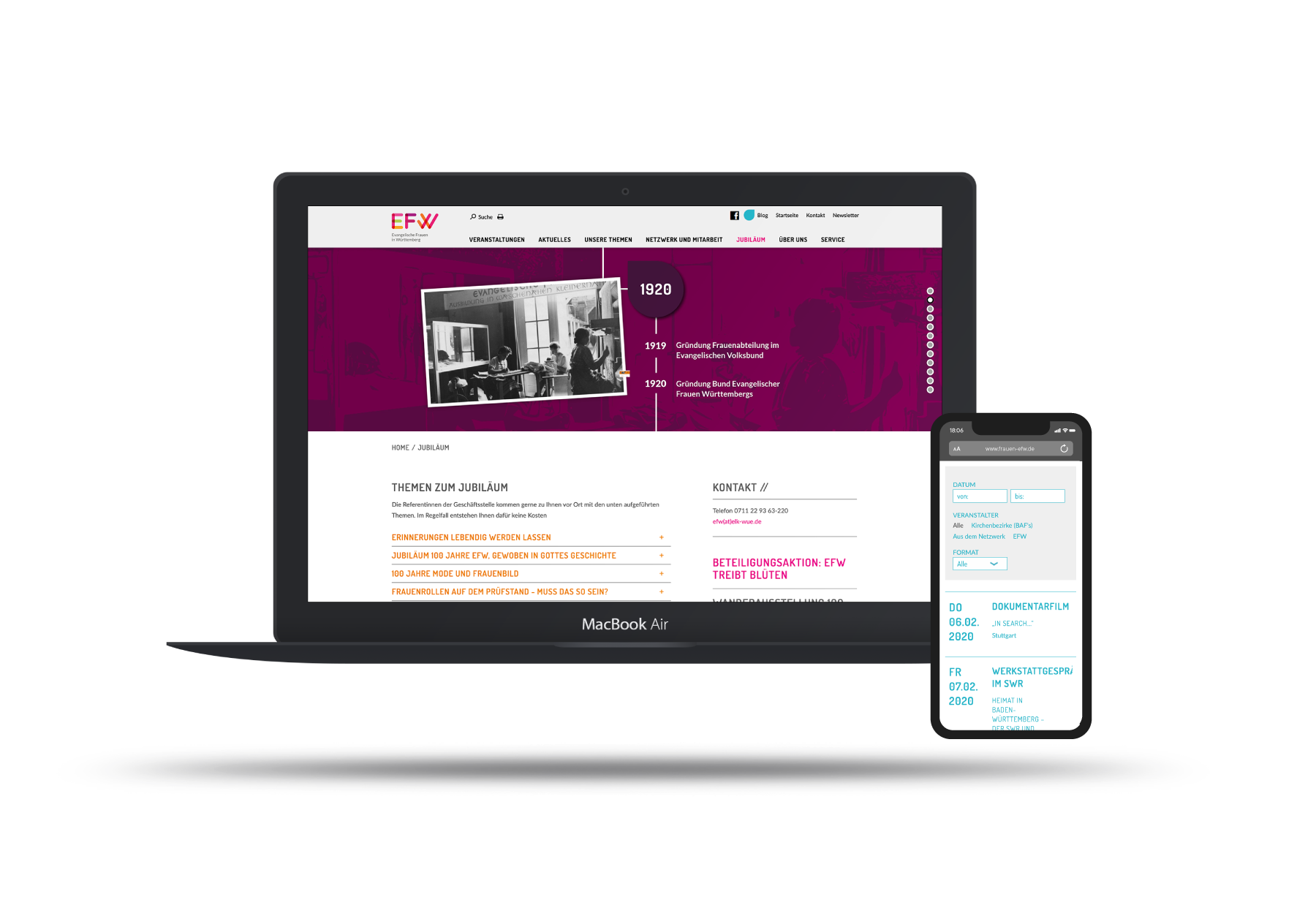 Webseite Typo3 Screendesign Programmierung