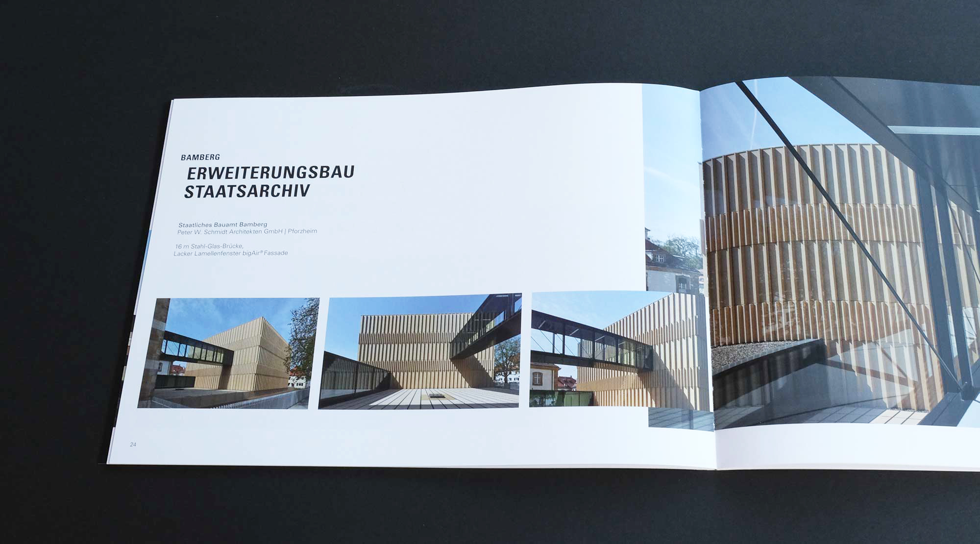 Design Imagebroschüre Layout Satz