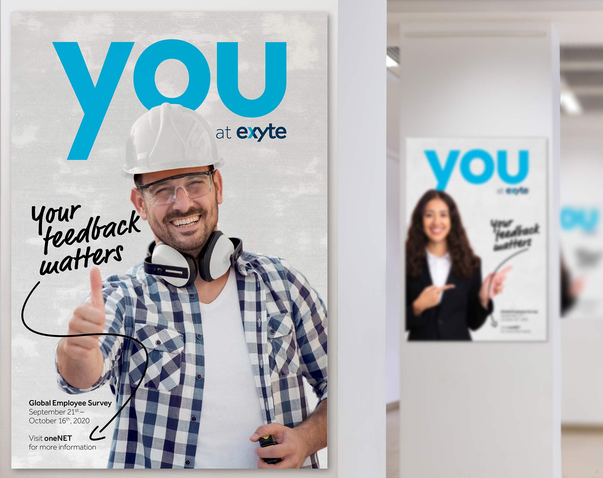 Design einer Kampagne für Mitarbeiterumfrage