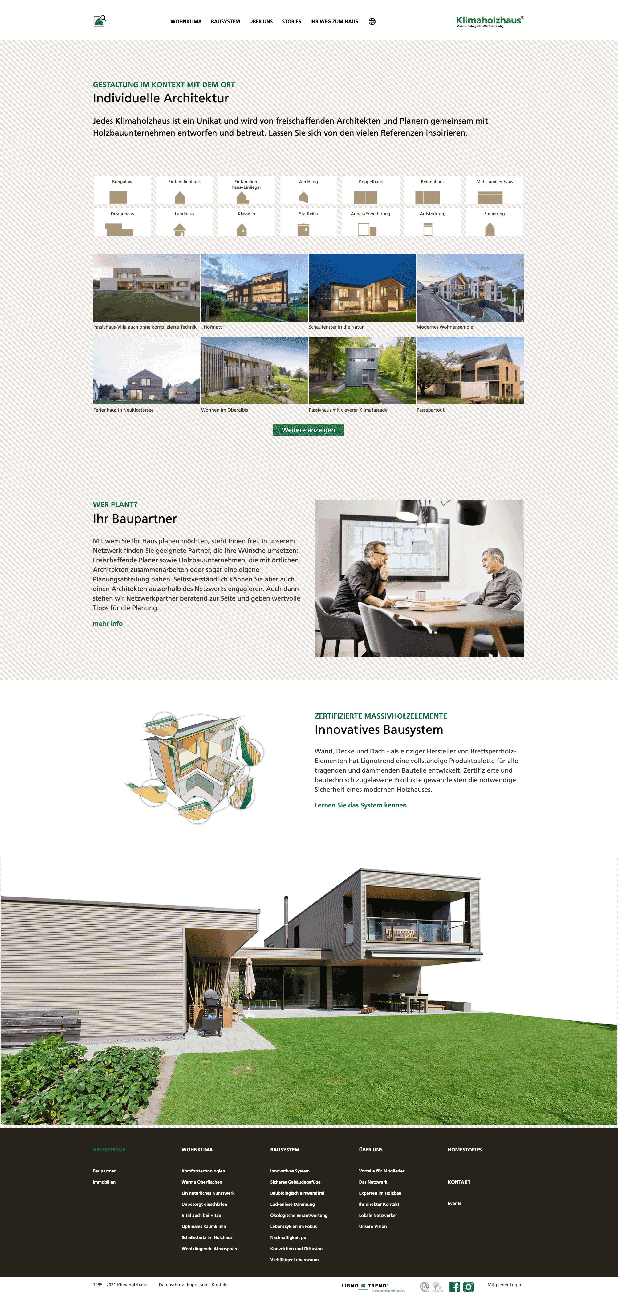 screendesign Klimaholzhaus 