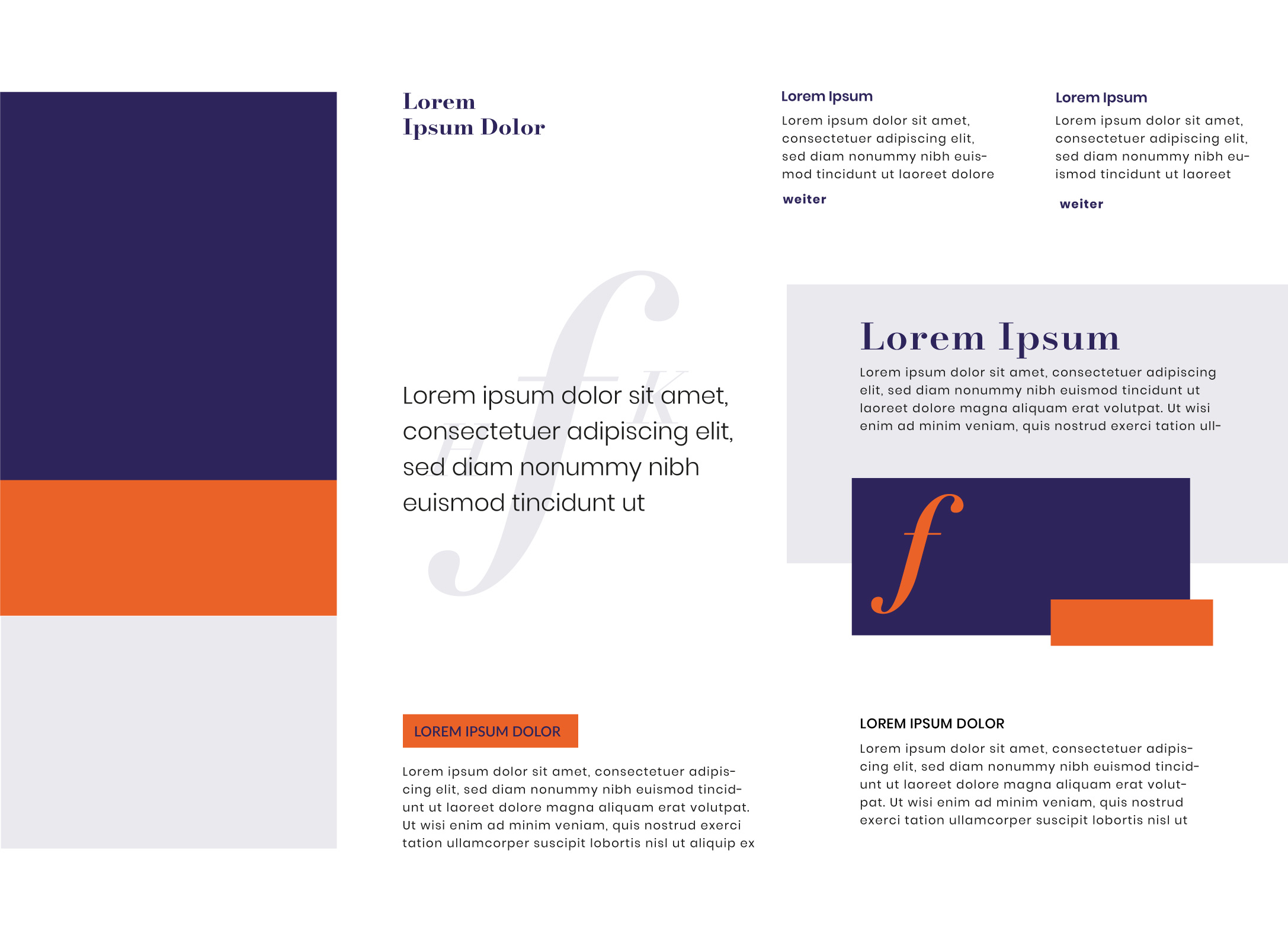 Corporate Design Farben Typografie
Designmanual