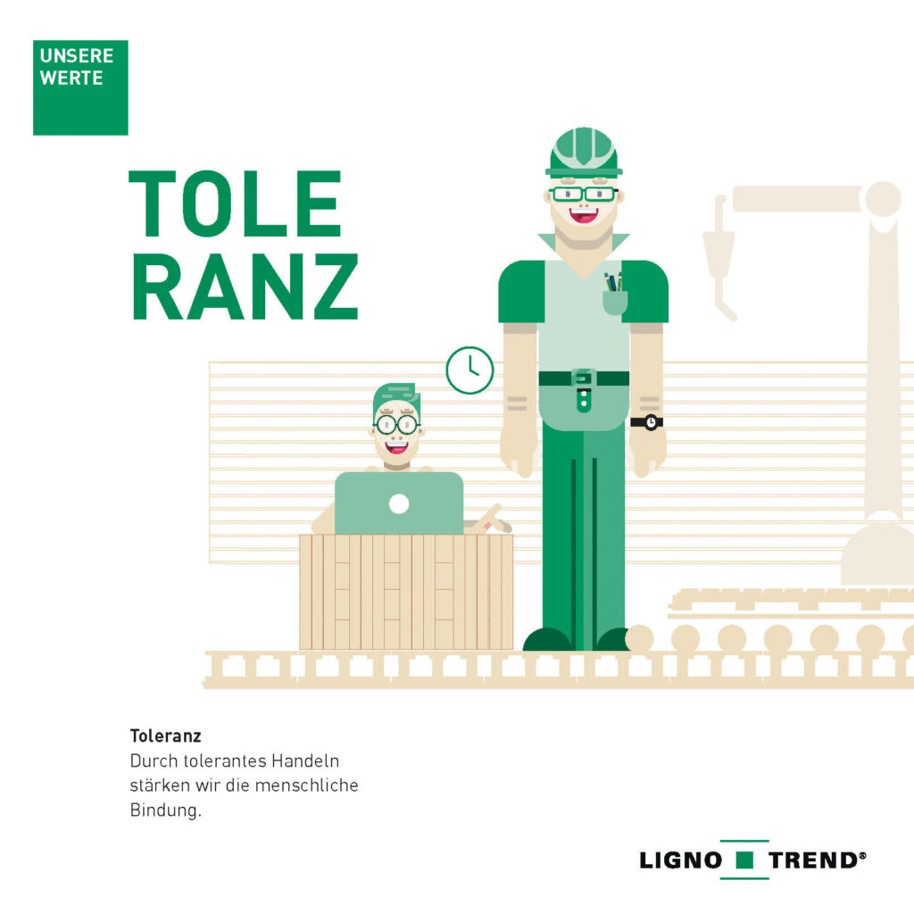 Leitbild Design Visualisierung Toleranz