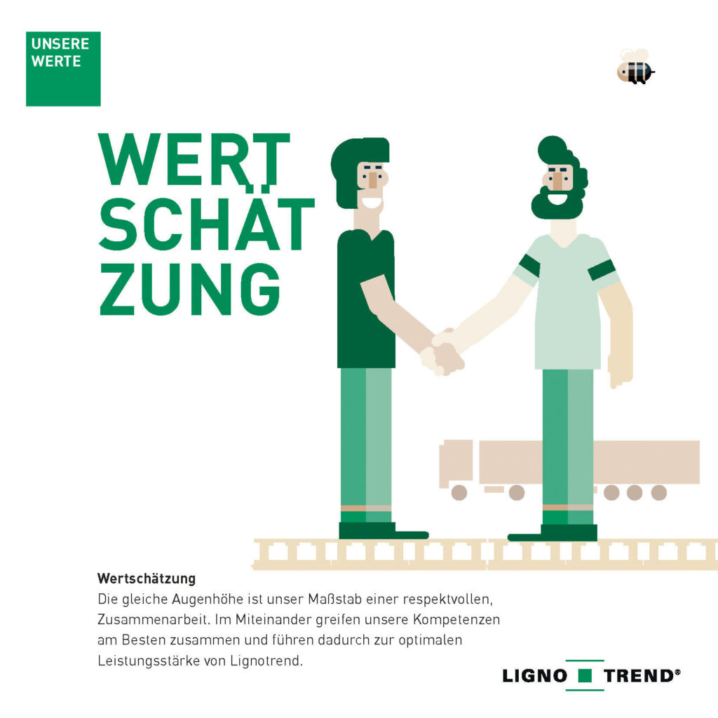 Leitbild Design Wert Wertschätzung