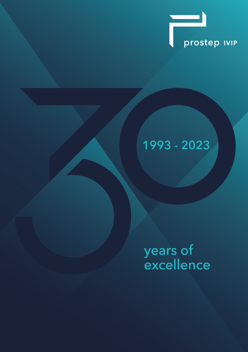 Coverdesign Festschrift Jubiläum 30 Jahre prostep ivip Verein, Designagentur