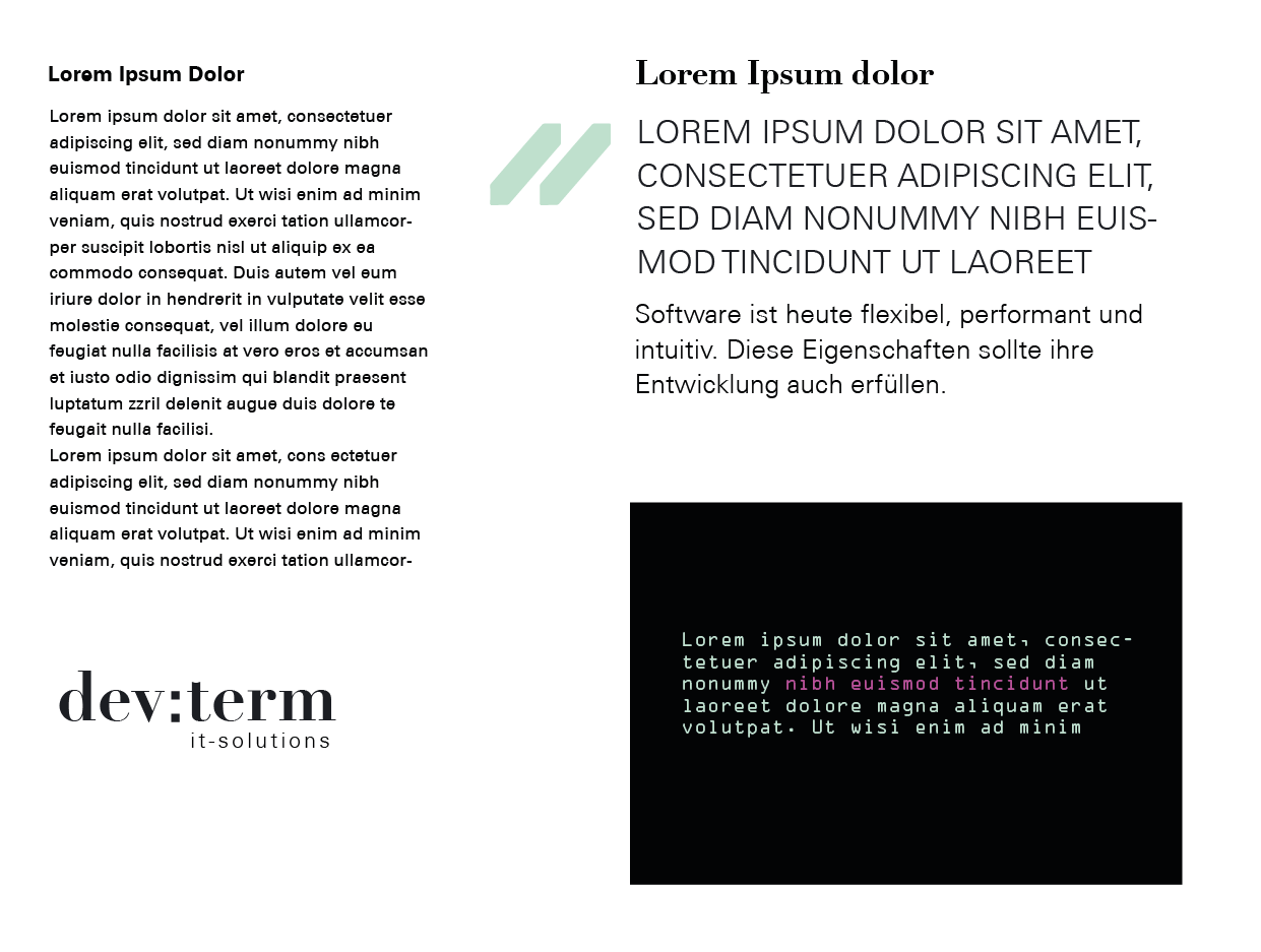 Design Typografie Schriften
