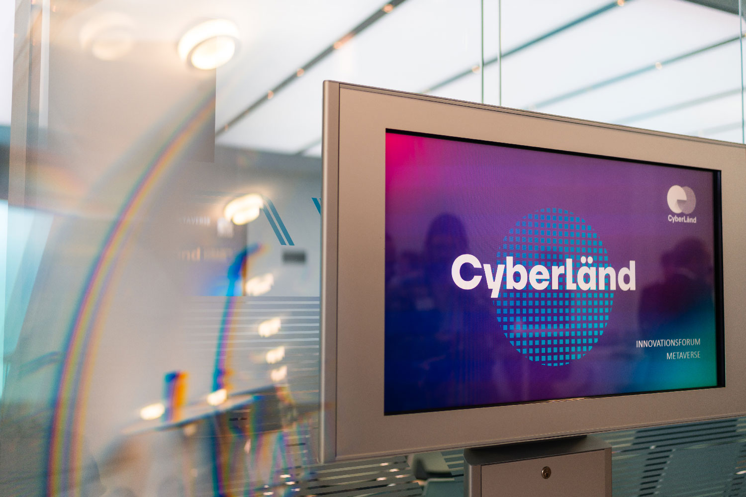 Keyvisual Cyberländ, Screendesign, Corporate design